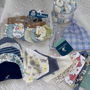 Bundle of Baby Boy Essentials NWT/NWOT Gerber/Kit+Pearl/Coco Moon